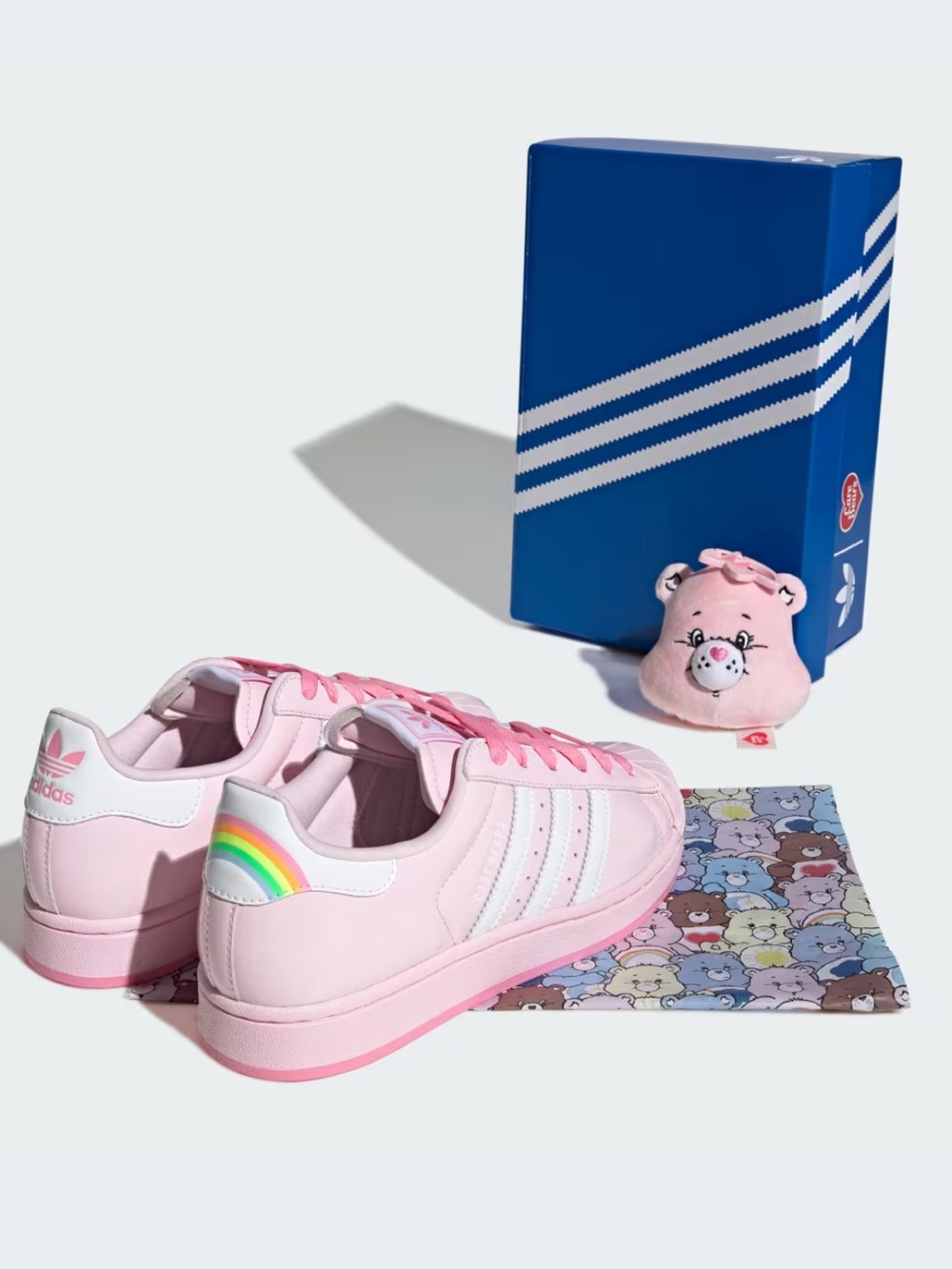 🧸 ADIDAS X CARE BEAR SUPERSTAR II PINK 💗